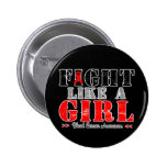 Fight Like a Girl Distressed - Blood Cancer buttons