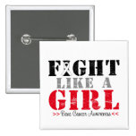 Fight Like a Girl Distressed - Bone Cancer buttons