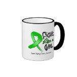 Fight Like a Girl - Distressed - Kidney Cancer mugs