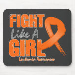 Fight Like A Girl Distressed Leukemia Mousepads