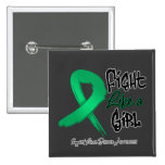 Fight Like a Girl - Distressed - Liver Disease buttons