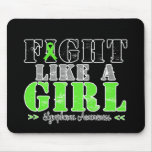 Fight Like a Girl Distressed - Lymphoma mousepads