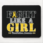 Fight Like a Girl Distressed - Neuroblastoma mousepads