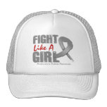 Fight Like A Girl Distressed Parkinson's Disease Mesh Hats