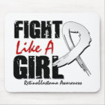 Fight Like A Girl Distressed Retinoblastoma mousepads