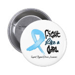 Fight Like a Girl - Distressed - Thyroid Disease buttons