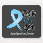 Fight Like a Girl - Distressed - Thyroid Disease mousepads