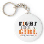 Fight Like a Girl Distressed v2 Kidney Cancer keychains
