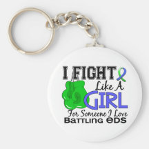 Fight Like A Girl EDS 15.6 Key Chain