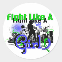 Fight Like A Girl EDS 30.8 stickers