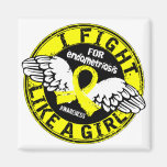 Fight Like A Girl Endometriosis 16.5 Refrigerator Magnets