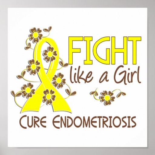 Fight Like A Girl Endometriosis 38.82 Print