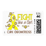 Fight Like A Girl Endometriosis 38.82 Stamp