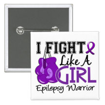 Fight Like A Girl Epilepsy 15.2 Buttons