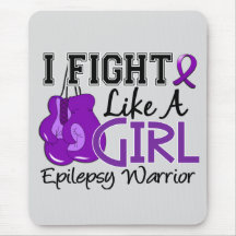 Fight Like A Girl Epilepsy 15.2 Mousepads