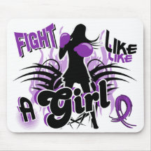 Fight Like A Girl Epilepsy 35.8 Mouse Pads