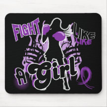 Fight Like A Girl Epilepsy 35.8 Mouse Pads