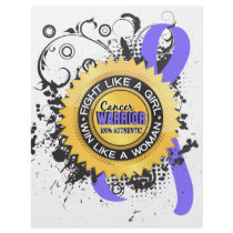 Fight Like a Girl Esophageal Cancer 39 Flyer Design