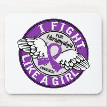 Fight Like A Girl Fibromyalgia16.5 Mouse Pads