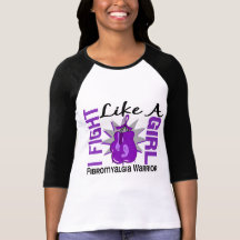 Fight Like A Girl Fibromyalgia 8.2 Tshirt