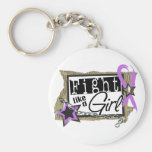 Fight Like A Girl General Cancer 24.8 Key Chains