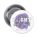 Fight Like a Girl Gloves - General Cancer buttons