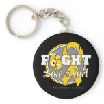 Fight Like a Girl Gloves - Neuroblastoma keychains