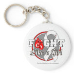 Fight Like a Girl Gloves - Retinoblastoma keychains