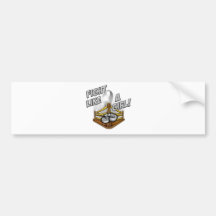 Fight Like A Girl Grey Bumper Sticker