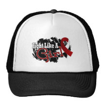 Fight Like A Girl Head And Neck Cancer 17.8 Hat
