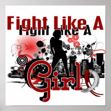 Fight Like A Girl Head and Neck Cancer 30.8 Print