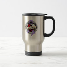 Fight Like a Girl Heart Ribbon - Cancer Coffee Mugs