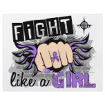 Fight Like A Girl Hodgkin's Lymphoma 27.8 Flyer Design