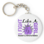 Fight Like A Girl Hodgkin's Lymphoma 8.2 keychains