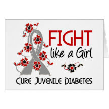 Fight Like A Girl Juvenile Diabetes 38.82 Cards