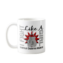 Fight Like A Girl Juvenile Diabetes 8.2 Mug