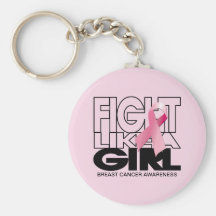 Fight like a Girl Keychain
