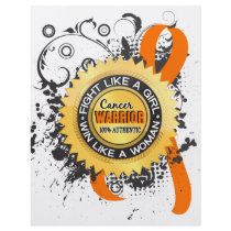 Fight Like a Girl Kidney Cancer 39 Custom Flyer