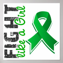 Fight Like A Girl Kidney Disease 28.8 Print