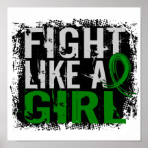 Fight Like a Girl Kidney Disease 31.8 Posters