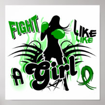 Fight Like A Girl Kidney Disease 35.8 Print