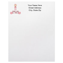 Fight Like A Girl Personalized Letterhead