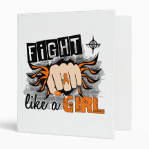 Fight Like A Girl Leukemia 27.8 3 Ring Binder