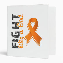 Fight Like A Girl Leukemia 28.8 3 Ring Binder
