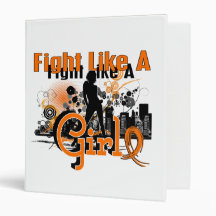 Fight Like A Girl Leukemia 30.8 Vinyl Binders