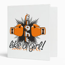 Fight Like A Girl Leukemia 32.8 Binder