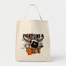 Fight Like A Girl Leukemia 33.8 Canvas Bags