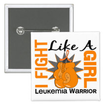 Fight Like A Girl Leukemia 8.2 Pinback Buttons