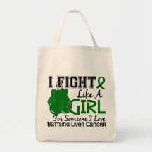 Fight Like A Girl Liver Cancer 15.6 Tote Bags