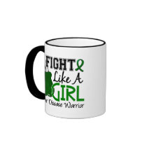 Fight Like A Girl Liver Disease 15.2 Coffee Mugs